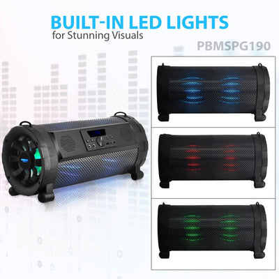 Pyle PBMSPG190 300 Watt Bluetooth Wireless BoomBox Speakers Stereo (4 Pack) - VMInnovations