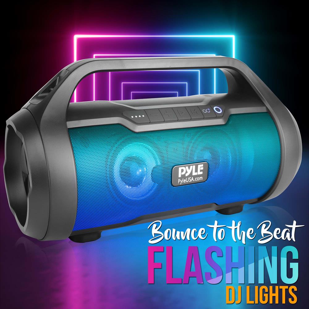 Pyle 500 Watt Portable Bluetooth Wireless BoomBox Speakers Stereo (Used) - VMInnovations