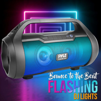 Pyle 500 Watt Portable Bluetooth Wireless BoomBox Speakers Stereo (Used) - VMInnovations