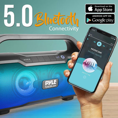 Pyle 500 Watt Portable Bluetooth Wireless BoomBox Speakers Stereo (Used) - VMInnovations