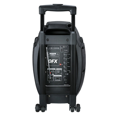 QFX 8" Portable Bluetooth Party Speaker with Microphone and Remote (2 Pack) - VMInnovations