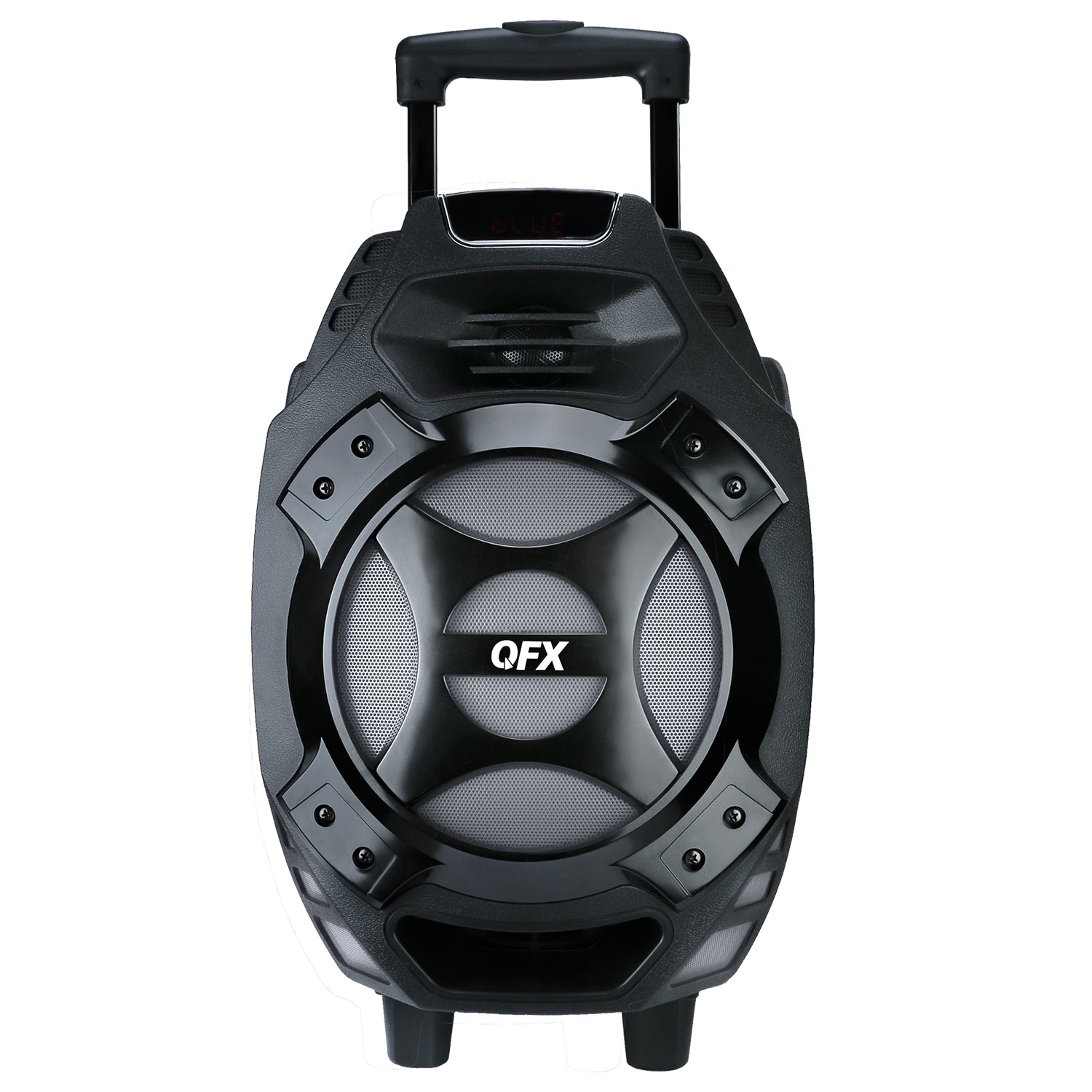 QFX 8" Portable Bluetooth Party Speaker with Microphone and Remote (2 Pack) - VMInnovations