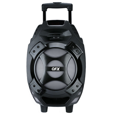 QFX 8" Portable Bluetooth Party Speaker with Microphone and Remote (2 Pack) - VMInnovations