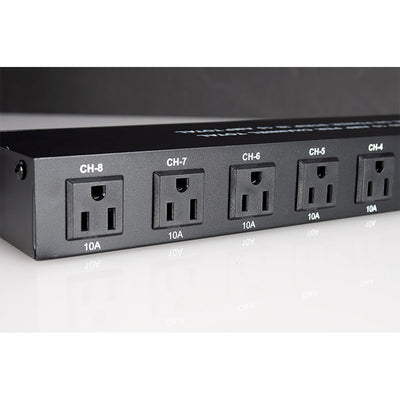 ADJ American DJ PC-100A 19 Inch Rack Light Power Distribution Center (2 Pack)
