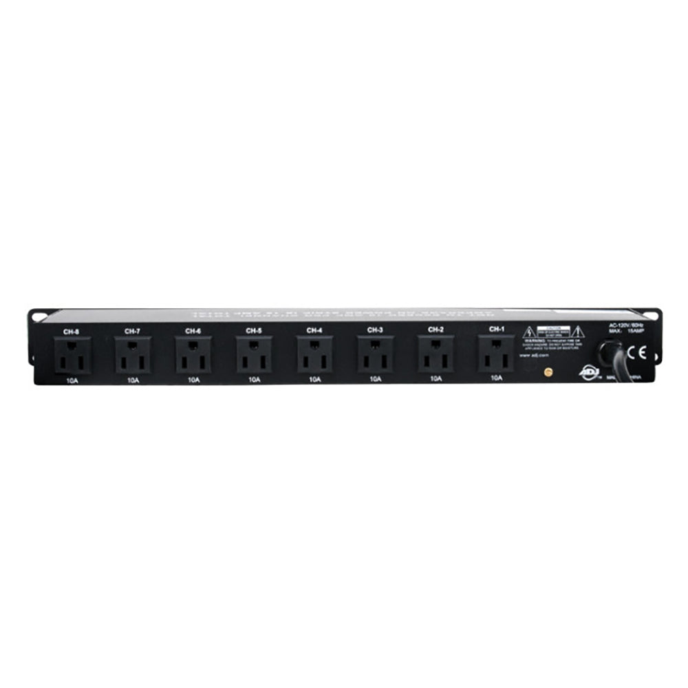 ADJ American DJ PC-100A 19 Inch Rack Light Power Distribution Center (2 Pack)