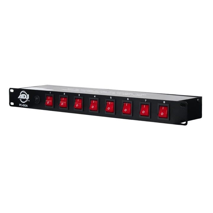 ADJ American DJ PC-100A 19 Inch Rack Light Power Distribution Center (4 Pack)