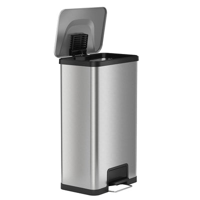 iTouchless 18 Gallon Step Kitchen Trash Can with Built-In Deodorizer (Open Box)