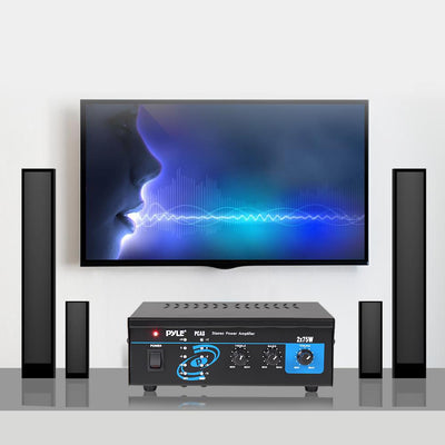 Pyle PCA3 150 Watt Stereo Sound Speaker Amplifier Receiver Home Audio System