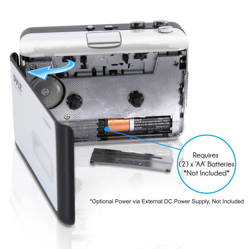 Pyle Cassette Player Recorder MP3 Digital Tape Converter w/ USB Plug In (4 Pack)