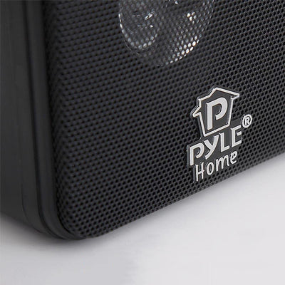 Pyle PCB4BK 4 Inch 200 Watt Mini Cube Bookshelf Stereo Speakers (2 Pack) (Used) - VMInnovations