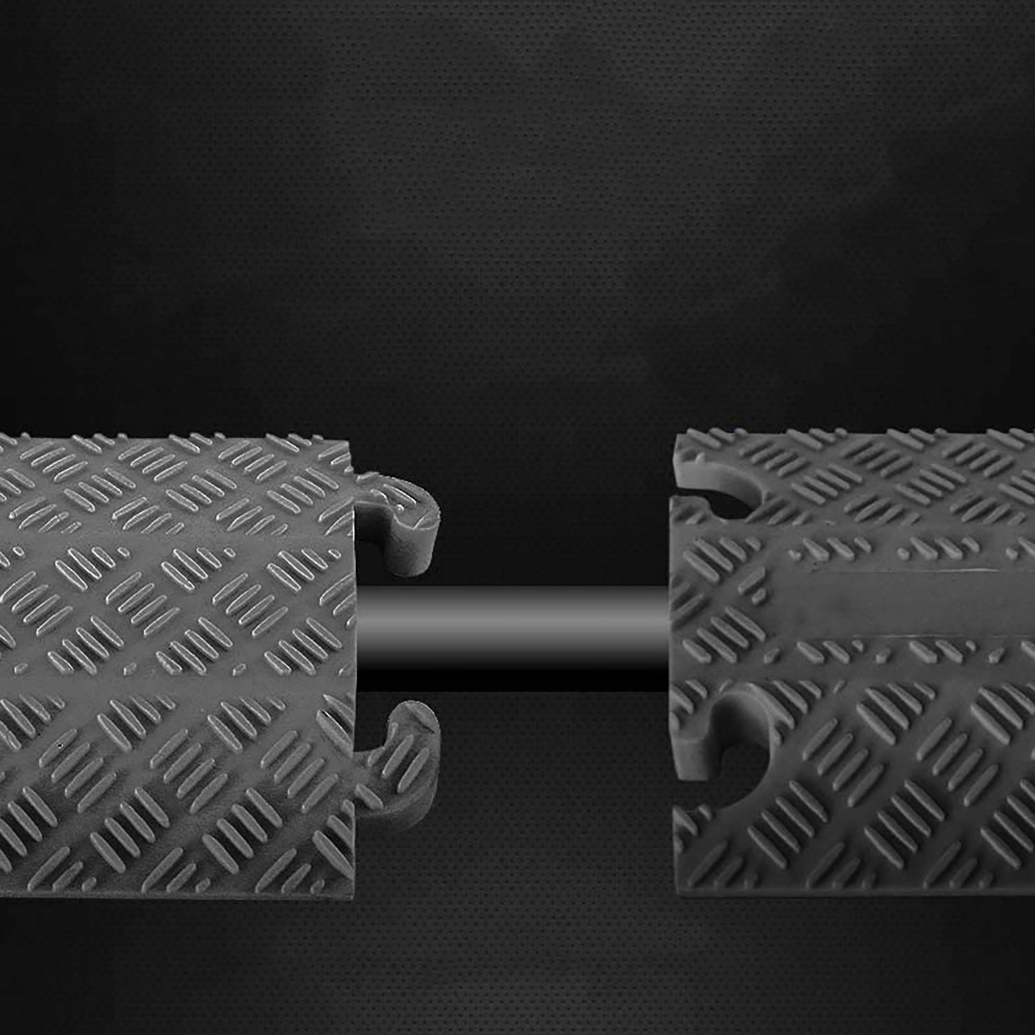 Pyle 40 In Cable Wire Protector Cover Ramp for Floor Cord Safety, Black (2 Pack) (For Parts)