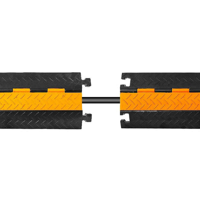 Pyle 40" Cable Wire Protector Cover Ramp with Lid for Floor Cord Safety (2 Pack) - VMInnovations