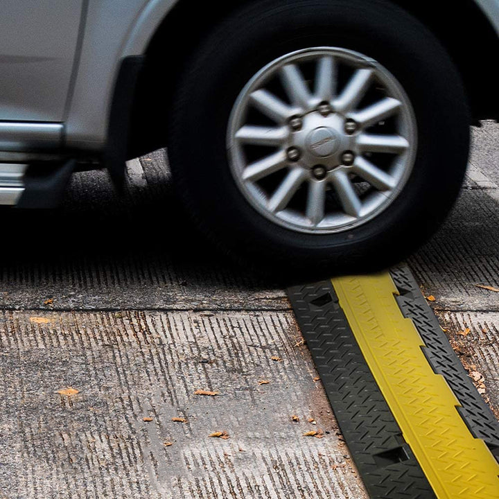 Pyle 40" Cable Wire Protector Cover Ramp with Lid for Floor Cord Safety (4 Pack) - VMInnovations