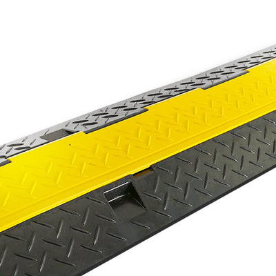 Pyle 5 Channel Cable Wire Protector Cover Ramp w/ Flip Lid for Safety (4 Pack)
