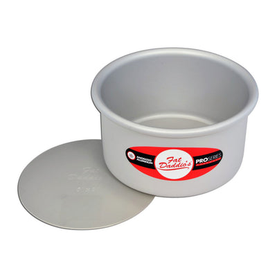 Fat Daddio's Anodized Aluminum Round Cheesecake Pan w/ Removable Bottom, 6 x 3"