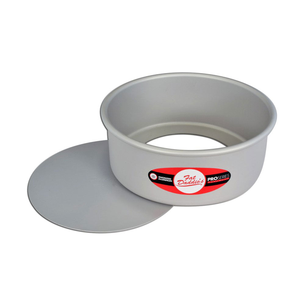 Fat Daddio's Anodized Round Cheesecake Pan w/ Removable Bottom, 8 x 3"(Open Box) - VMInnovations