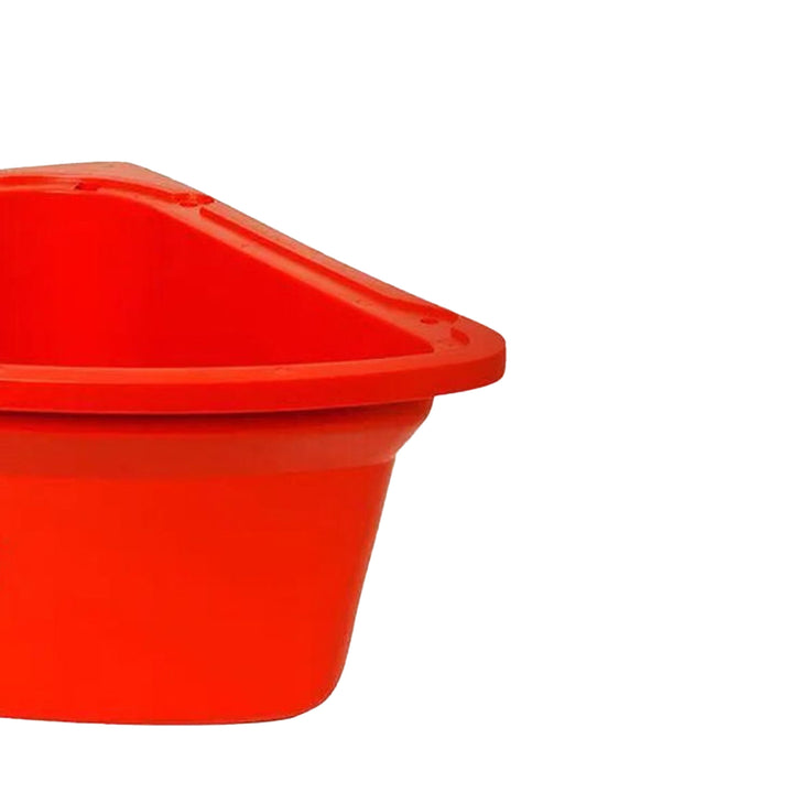 Little Giant 26Qt Hanging Corner Livestock Animal Feeder Bucket, Red (Open Box)