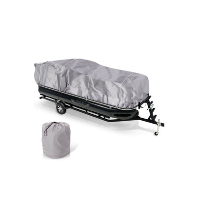 Pyle 17-20 Foot Armor Shield Pontoon Boat Protective Cover Accessory (Open Box) - VMInnovations