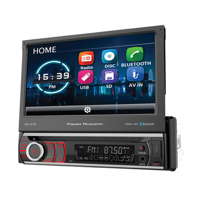 Power Acoustik 1-DIN 7 In Touchscreen Multimedia Player w/ DVD CD and Bluetooth