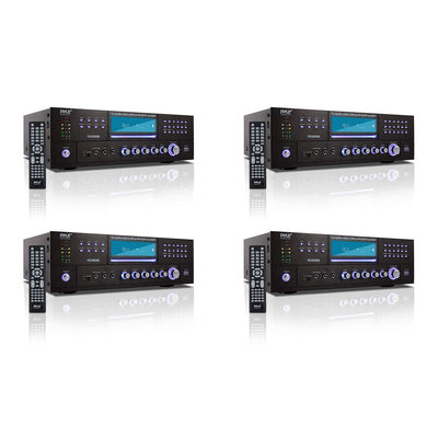 Pyle Home Theater Preamplifier Bluetooth Audio & Video Stereo Receiver (4 Pack) - VMInnovations