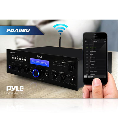 Pyle Compact 200 Watt Bluetooth Home Stereo Amplifier Receiver System (Used)