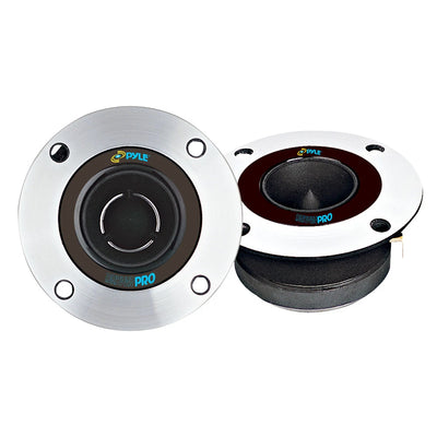 Pyle PDBT19 300 Watt 3.75 Inch Bullet Titanium Horn with 1 Inch Tweeter, 2 Pairs
