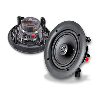 Pyle 10 Inch 250 Watt In Ceiling Wall 2 Way Flush Speaker System Pair (4 Pack) - VMInnovations