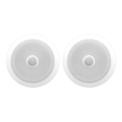 Pyle 6.5" 250W 2 Way Round In Wall/Ceiling Home Speakers System Audio (Open Box)