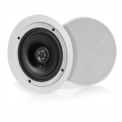 Pyle PDICBT552RD Flush Wall Mount 2 Way Bluetooth Speaker System Pair (2 Pack) - VMInnovations