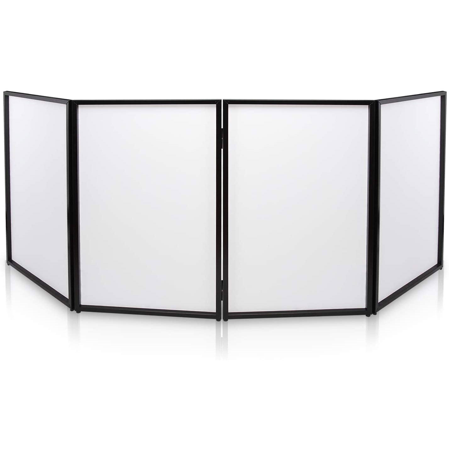Pyle PDJFAC10 Foldable DJ Front Board Display Booth Cover Screen Scrim Panel - VMInnovations