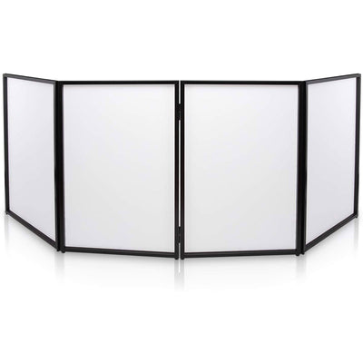 Pyle PDJFAC10 Foldable DJ Front Board Display Booth Cover Screen Scrim Panel - VMInnovations