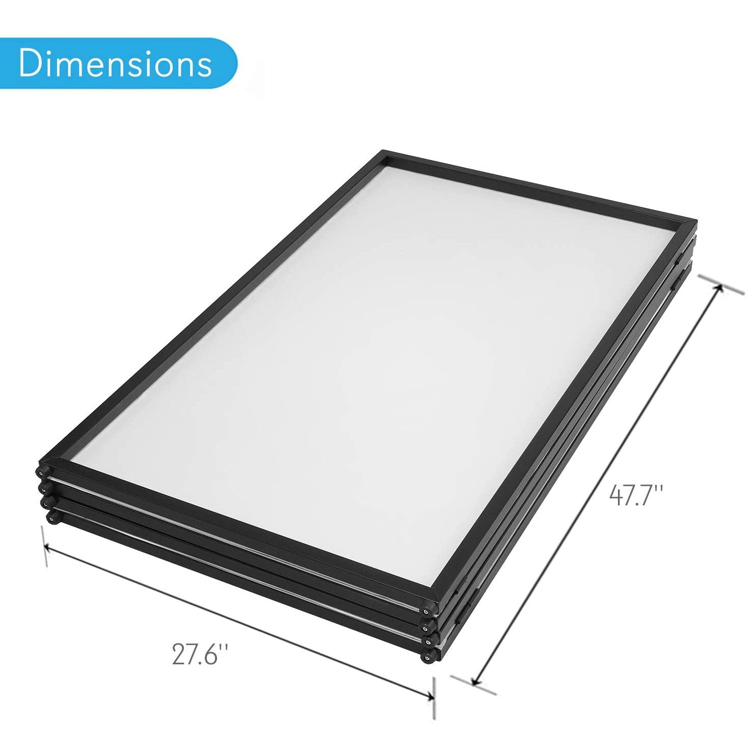 Pyle PDJFAC10 Foldable DJ Front Board Display Booth Cover Screen Scrim Panel - VMInnovations