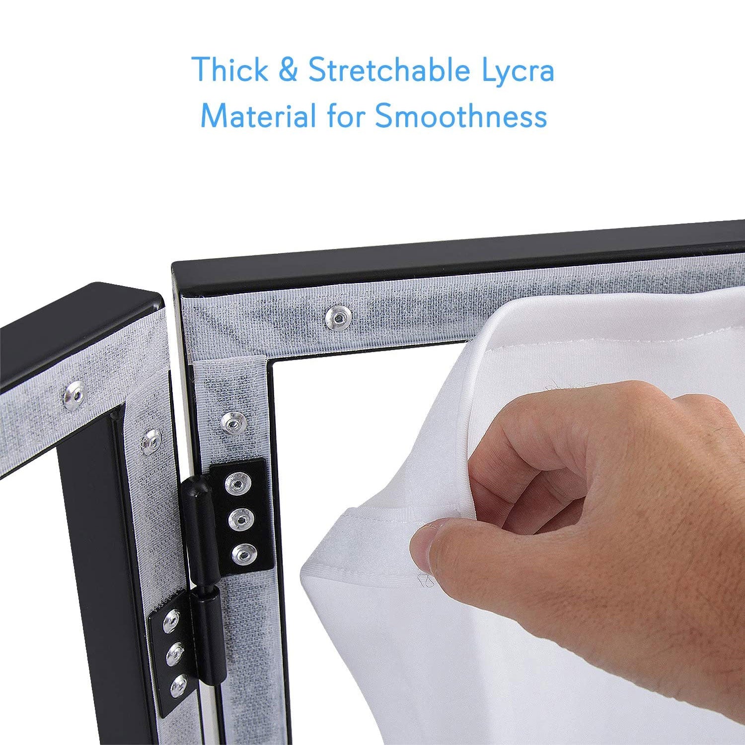 Pyle PDJFAC10 Foldable DJ Front Board Display Booth Cover Screen Scrim Panel - VMInnovations