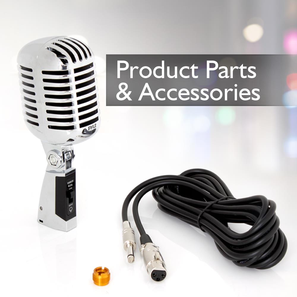 Pyle Pro Vintage Retro Style Dynamic Studio Desktop Vocal Microphone (For Parts)
