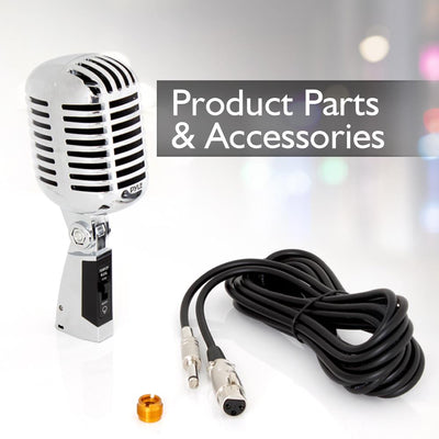 Pyle Pro Vintage Retro Style Dynamic Studio Desktop Vocal Microphone (Open Box)