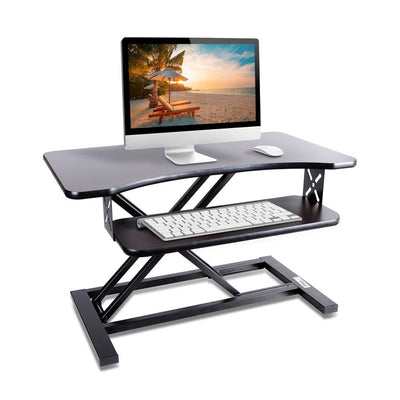Pyle Standing Desk and Monitor Riser Table Stand w/ Adjustable Height (2 Pack)