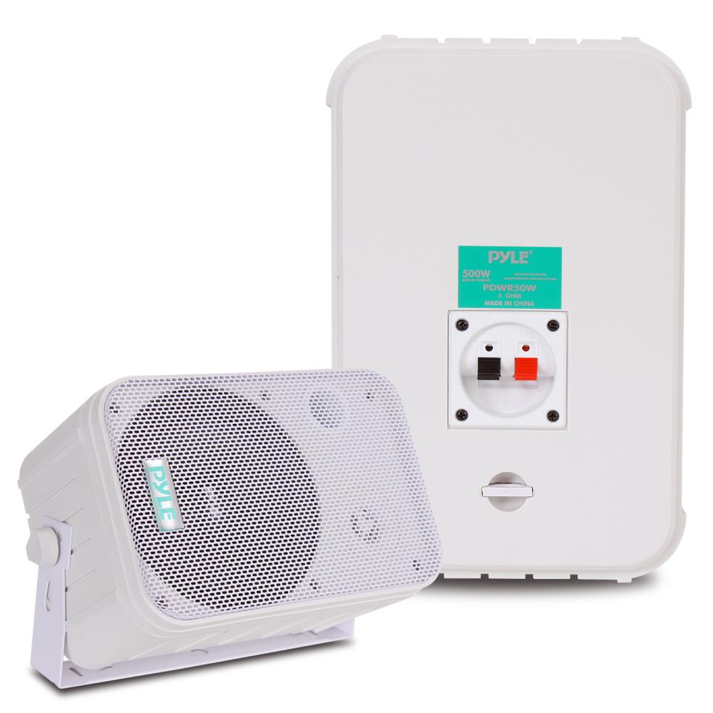 Pyle Home PDWR50W 6.5 Inch 500 Watt Indoor/Outdoor Waterproof Deck Speakers - VMInnovations