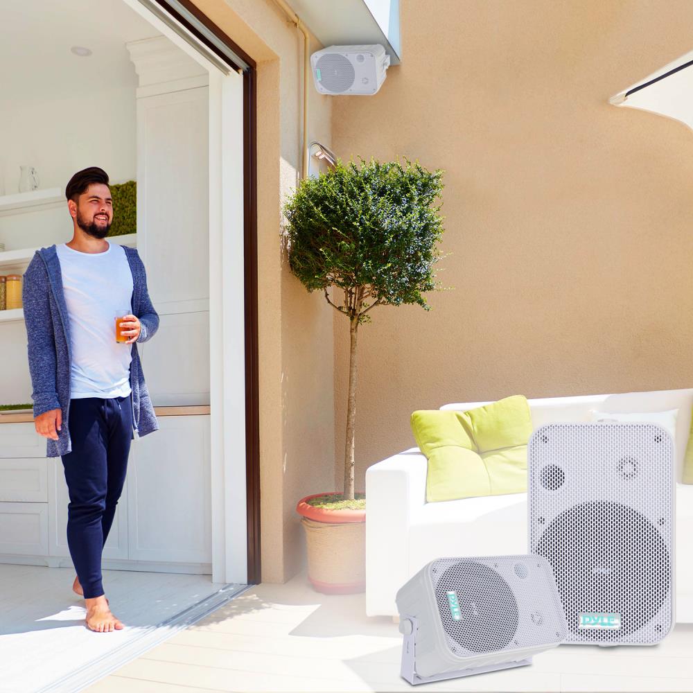 Pyle Home PDWR50W 6.5 Inch 500 Watt Indoor/Outdoor Waterproof Deck Speakers - VMInnovations