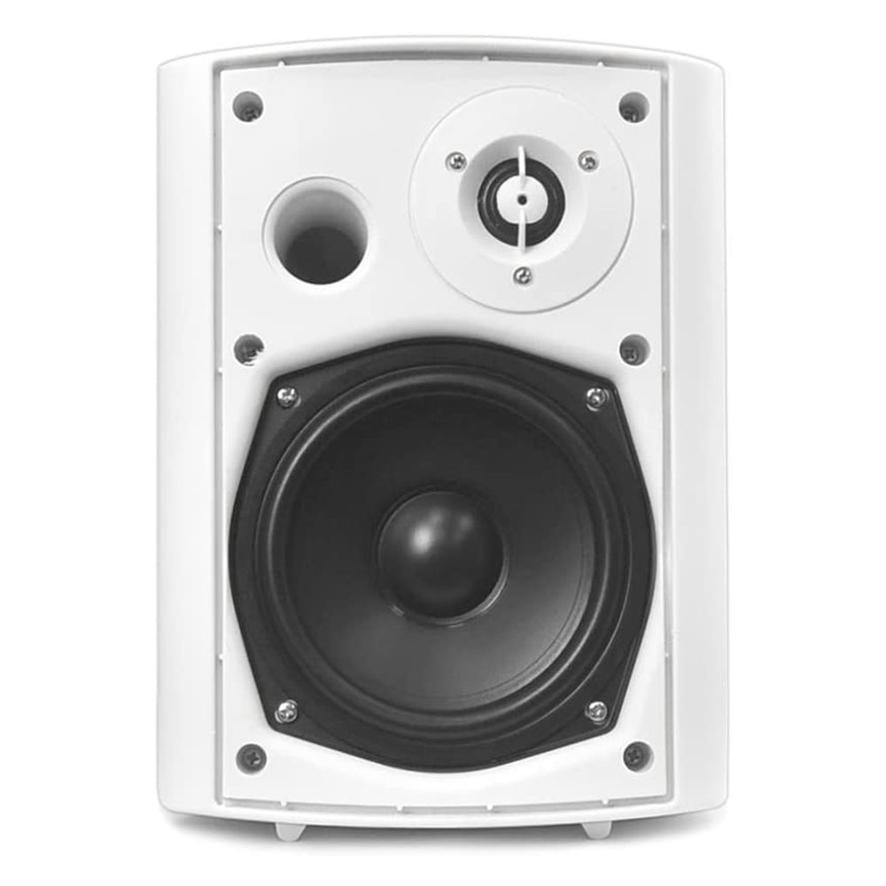 Pyle Bluetooth Indoor Outdoor 5.25 In Speaker System, White (2 Pack) (Used) - VMInnovations
