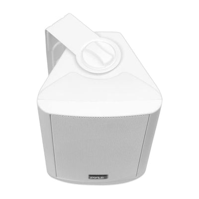 Pyle Bluetooth Indoor Outdoor 5.25 In Speaker System, White (2 Pack) (Used) - VMInnovations