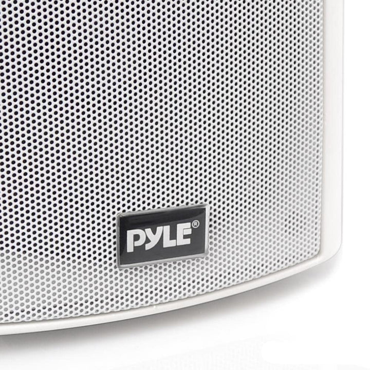 Pyle Bluetooth Indoor Outdoor 5.25 In Speaker System, White (2 Pack) (Used) - VMInnovations