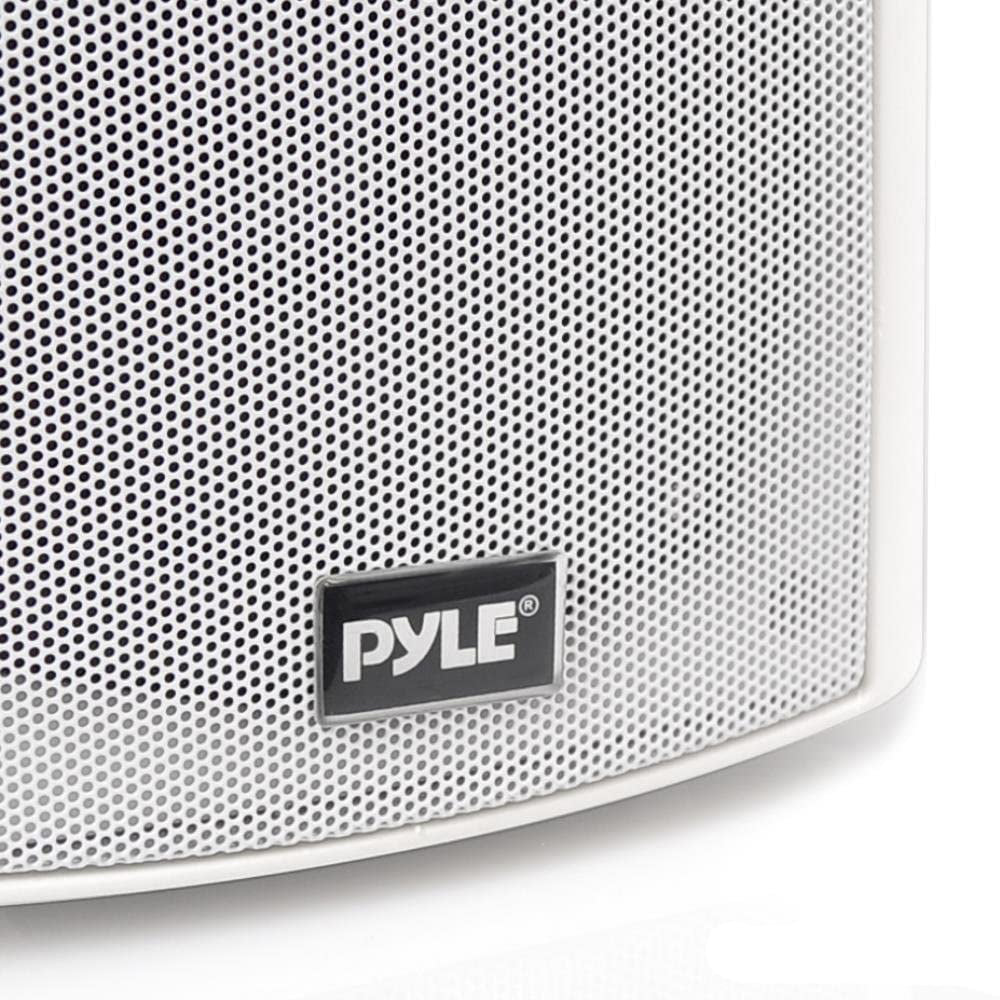 Pyle PDWR51BTWT Bluetooth Indoor Outdoor 5.25 In Speaker System, White (4 Pack)