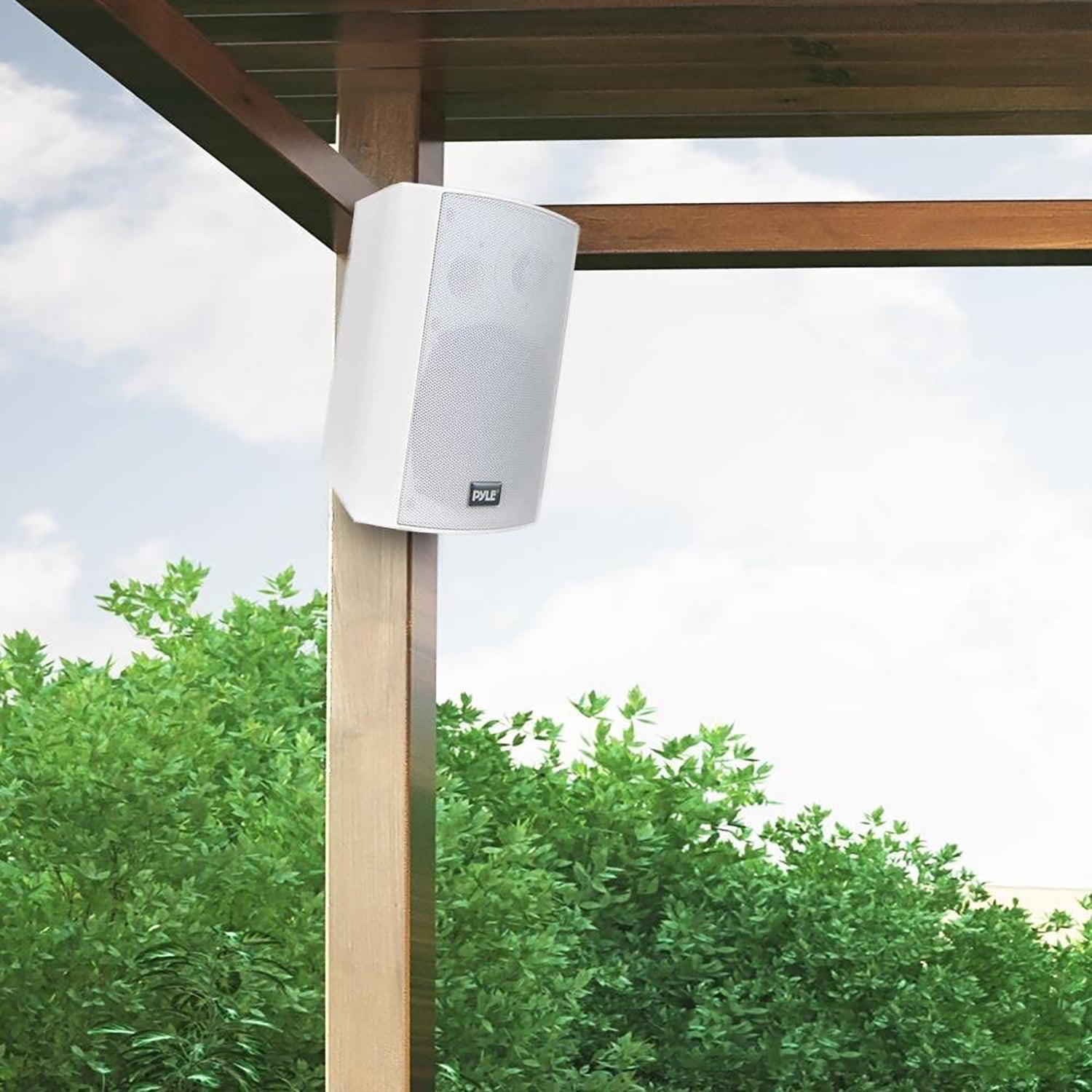 Pyle Bluetooth Indoor Outdoor 6.5 Inch Speaker System, White (2 Pack)(For Parts) - VMInnovations