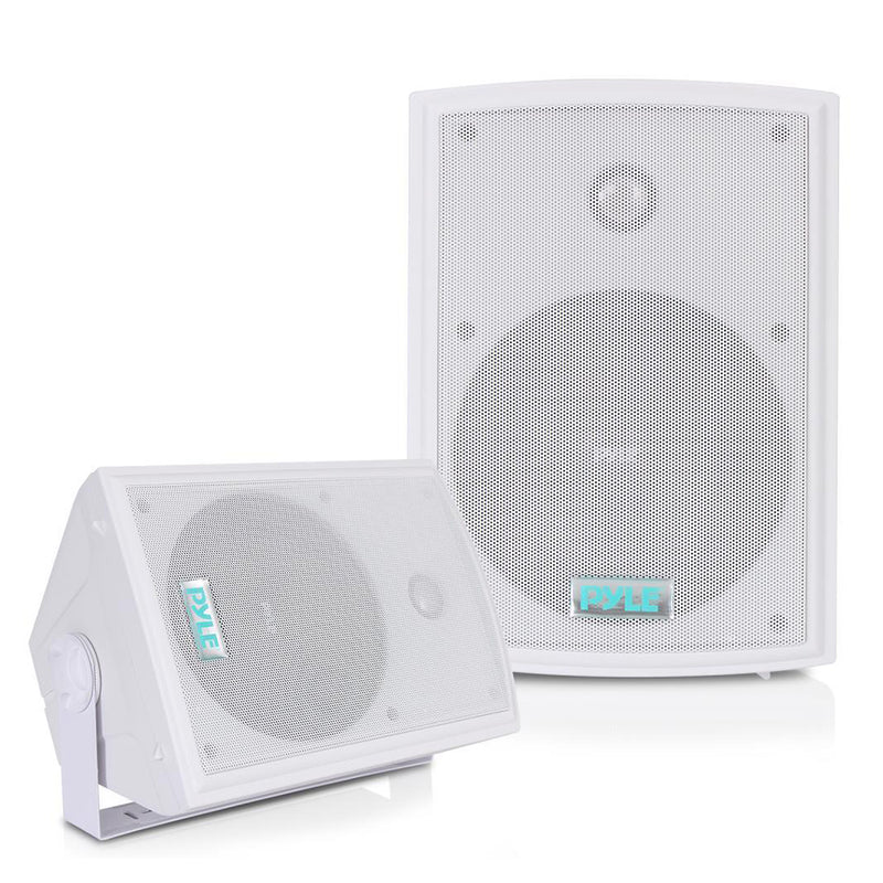 Pyle PDWR63 Waterproof 6.5" 350W Speaker System, White (2 Pack) (Open Box)