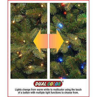 National Tree Company Feel Real 7.5' Prelit Christmas Tree w/ Lights (Used) - VMInnovations