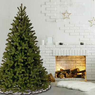 National Tree Company Downswept Douglas 7 Foot Christmas Tree & Color Lights