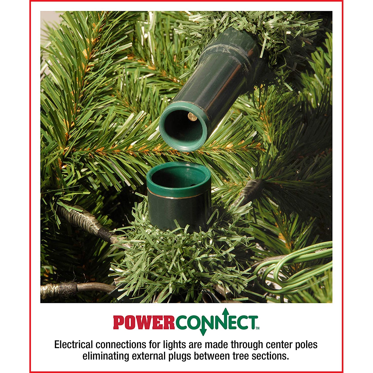 National Tree Company Feel Real 7.5' Prelit Christmas Tree w/ Lights (Open Box) - VMInnovations