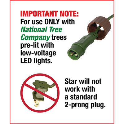 National Tree Company Feel Real 7.5' Prelit Christmas Tree w/ Lights (Open Box) - VMInnovations