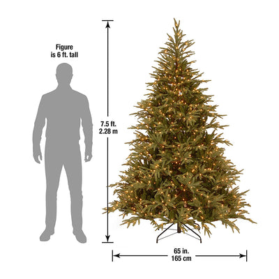 National Tree Company Frasier Grande 7.5 Foot Pre-Lit Artificial Tree (Open Box)