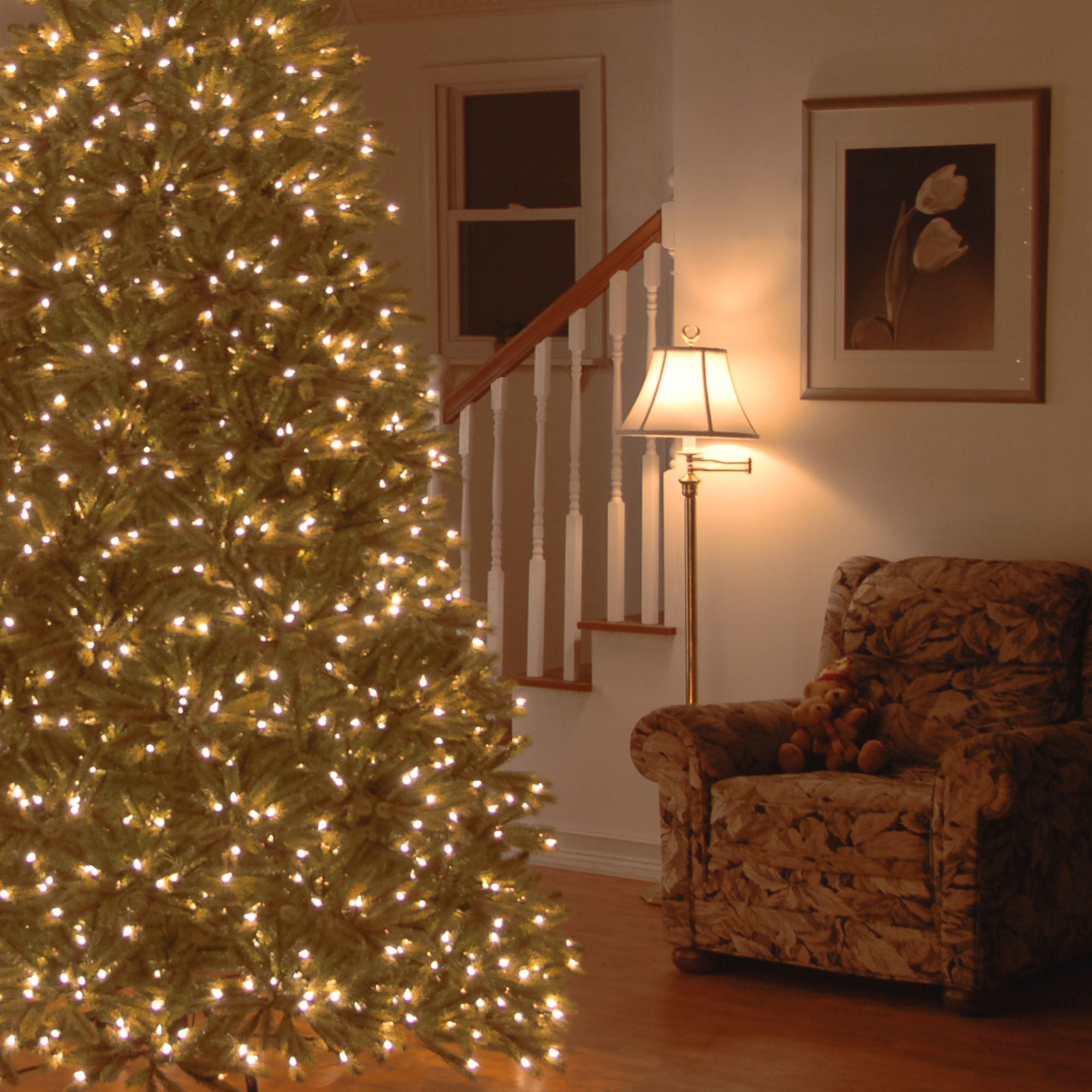 National Tree Company Jersey Frasier Fir 9 Ft Prelit Artificial Christmas Tree